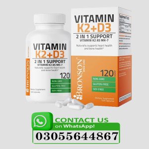 bronson Vitamin K2 MK7 with D3 Supplement