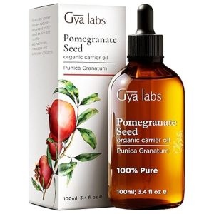 GyaLabs™ Pomegranate Seed Organic Carrier Oil – Cold-Pressed Oil (3.4 fl oz)
