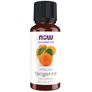 NOW Tangerine Essential Oil (Citrus reticulata) 100% Pure, 1 fl. oz. – Mood & Energy Boost