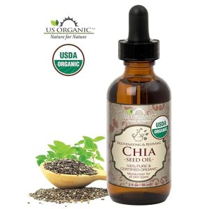 US Organic Chia Seed Oil – Rejuvenating & Reviving Moisturizer (100% Pure & USDA Certified)
