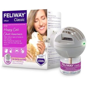 Feliway Classic Cat Calming Diffuser Kit – 30 Day Stress & Anxiety Relief for Cats