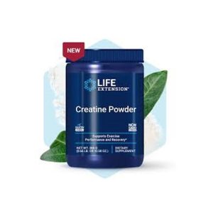 Life Extension Creatine Powder – Exercise Performance & Recovery – 300g