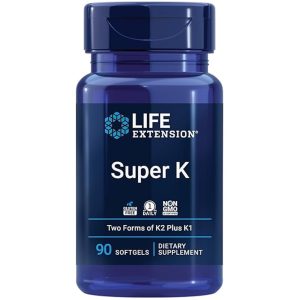 Life Extension Super K Complex – Vitamin K1 + Two Forms of K2 (90 Softgels)