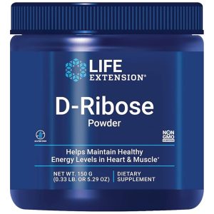 Life Extension® D-Ribose Powder 150g – Heart & Muscle Energy Support