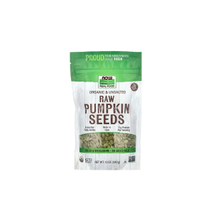 NOW Foods Organic Raw Pumpkin Seeds Unsalted 340 g