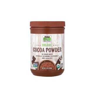 NOW Foods Real Food, Organic Cocoa Powder 340 g