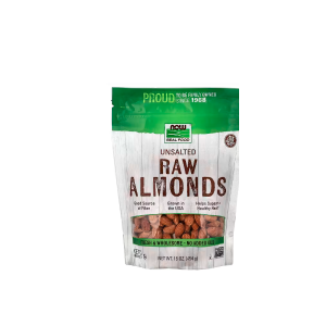 NOW Foods Real Food Raw Almonds, Unsalted, 454 gNOW Foods Real Food Raw Almonds, Unsalted, 454 g