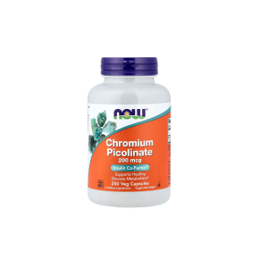 Now Foods Chromium Picolinate 200 mcg Insulin Co-Factor 250 Veg Capsules
