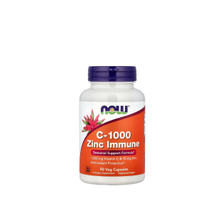 Now Foods C-1000 Zinc Immune Seasonal Support Formula 90 Capules