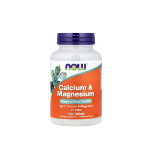 Now Foods Calcium & Magnesium 250 Tablets Supports Bone Health