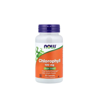 Now Foods Chlorophyll 100 mg Super Green Free Radical Scavenger 90 Capsules