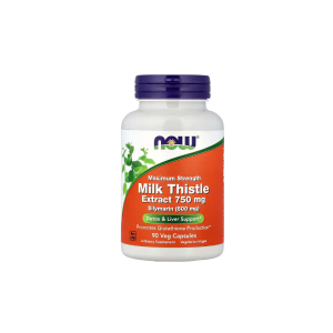 Now Foods Maximum Strength Milk Thistle Extract 750 mg Detox & Liver Support 90 Capsules