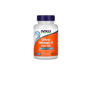 Now Foods Ultra Omega-3 Fish Oil Heart & Brain Health 90 Capsules
