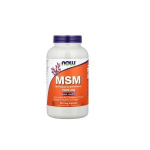 Now foods MSM Methylsulfonylmethane 1000 mg Joint Health 200 Capsules